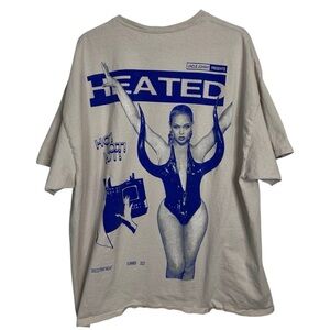 Renaissance Beyoncé World Tour Tee Shirt Size 3X light grey NWOT